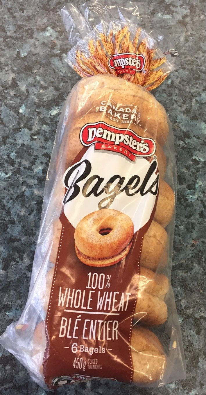 100% Whole Wheat Bagels - Produit - fr