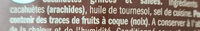 Cacahuètes Grillées Et Salées - Ingrédients - fr