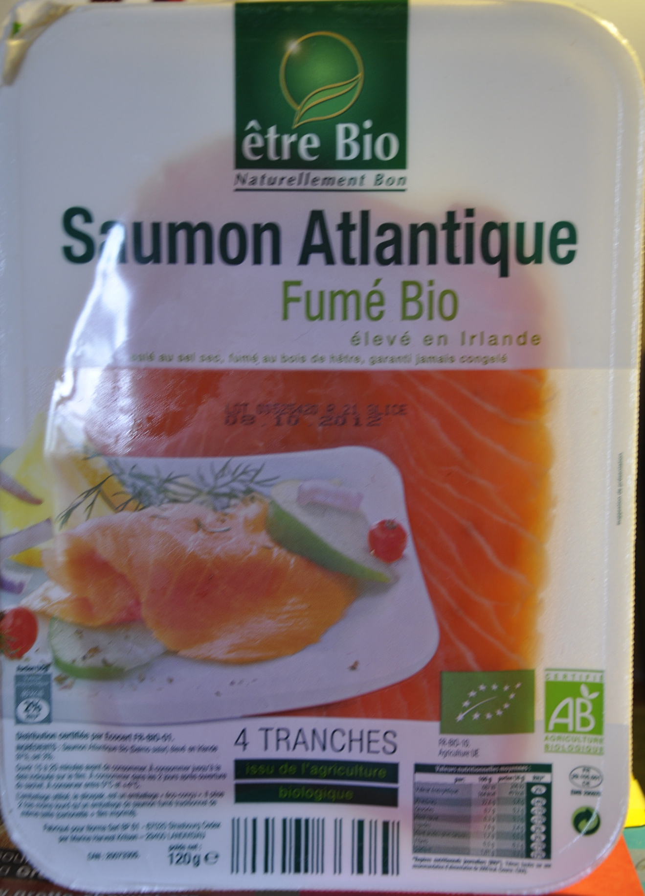 Saumon Atlantique fumé bio - Produit - fr