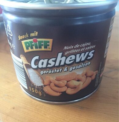 Cashews geröstet und gesalzen - Produit - fr