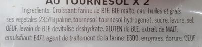 Croissants au Tournesol ×2 - Ingrédients - fr