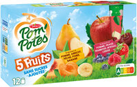 POM'POTES SSA 5 Fruits Rouges / 5 Fruits Jaunes 12x90g - Produit - fr