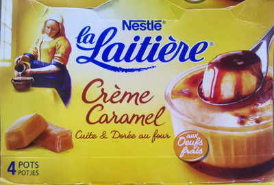 Crème Caramel, Cuite & Dorée au four (4 Pots) - Produit - fr