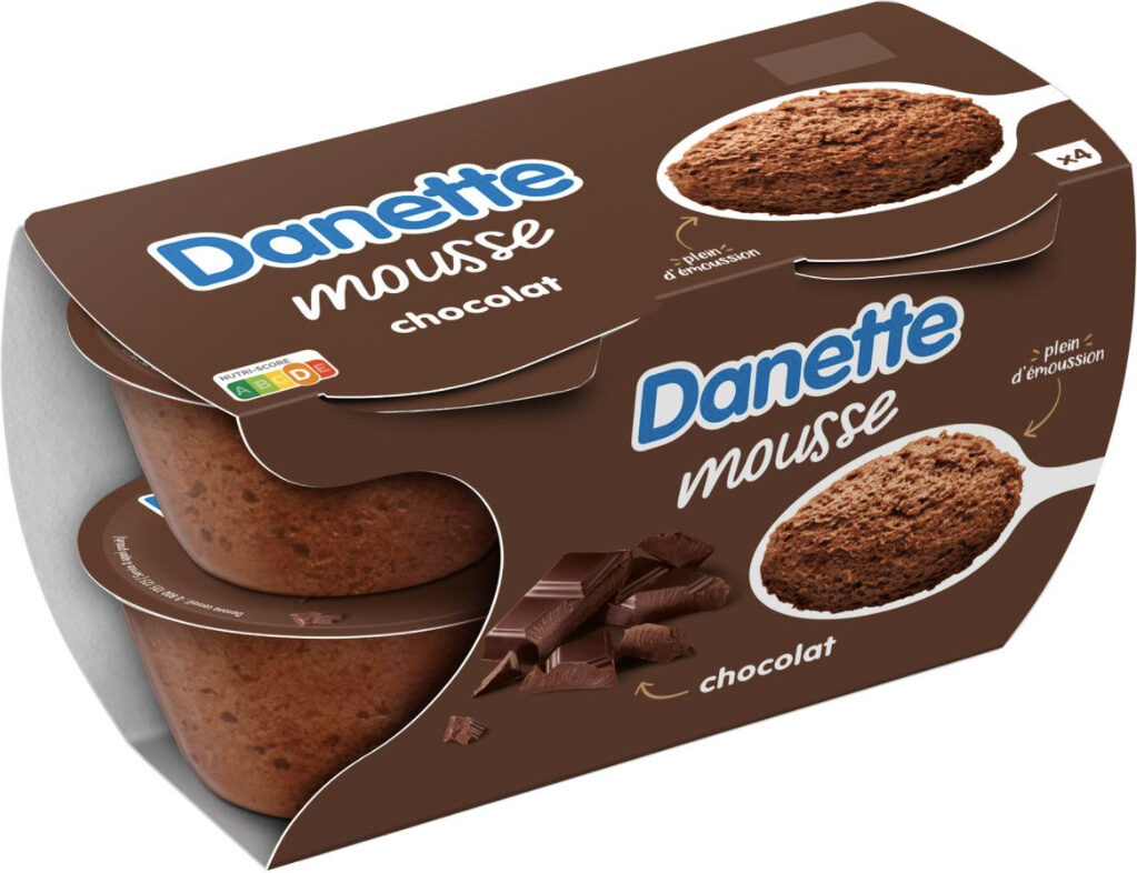 Danette Mousse Chocolat - Produit - fr