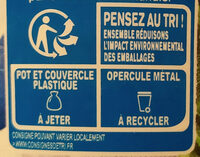Jockey Onctueux et Doux - Instruction de recyclage et/ou informations d'emballage - fr