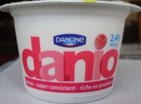 Danio - Spécialité laitière sur lit de framboises sucré - Produit - fr