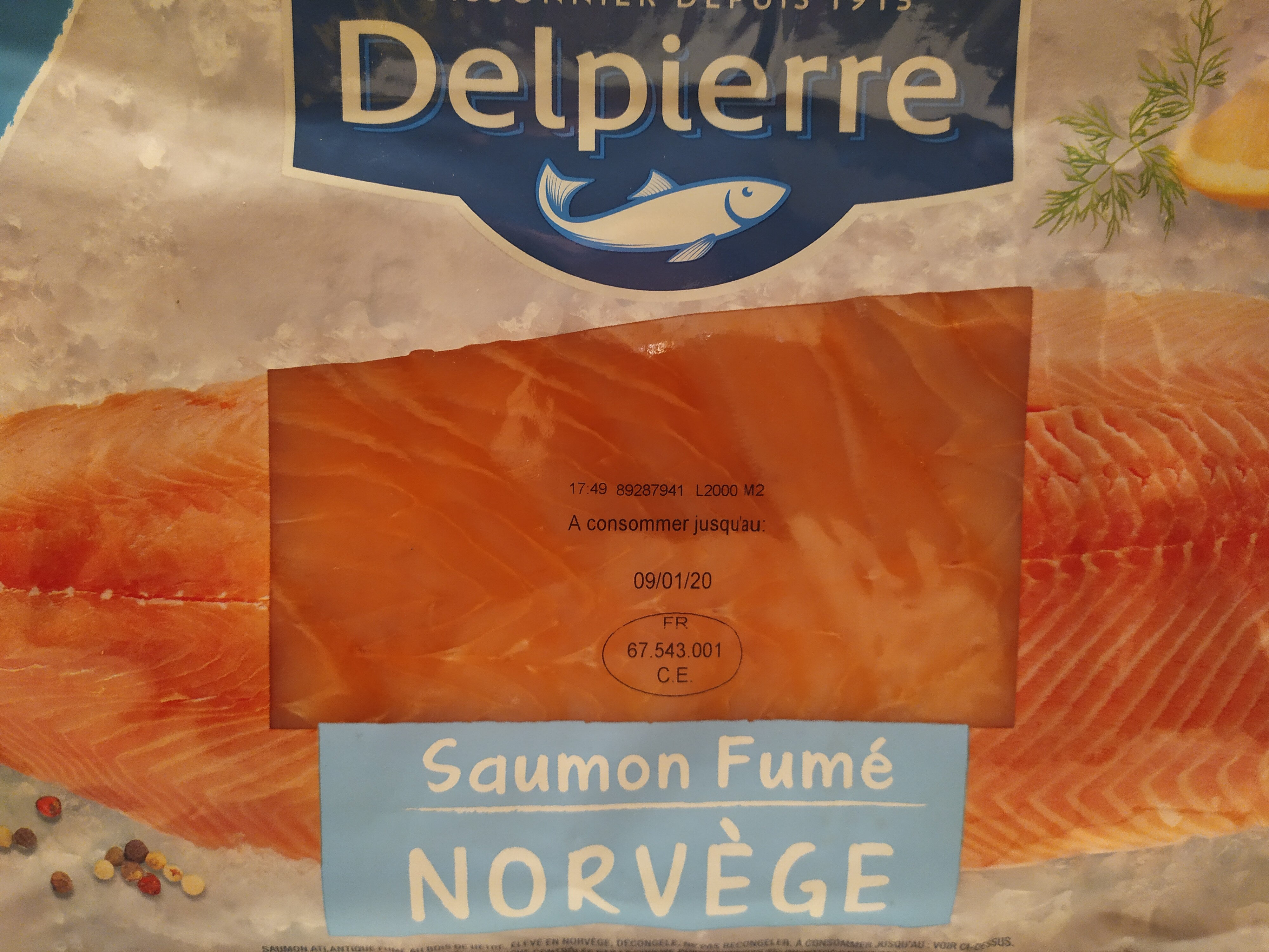 Delpierre Saumon fumé - Produit - fr
