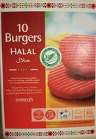 10 Burgers Halal Surgelés - Produit - fr