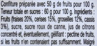 Confiture quatre fruits - Ingrédients - fr