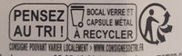 Confiture quatre fruits - Instruction de recyclage et/ou informations d'emballage - fr