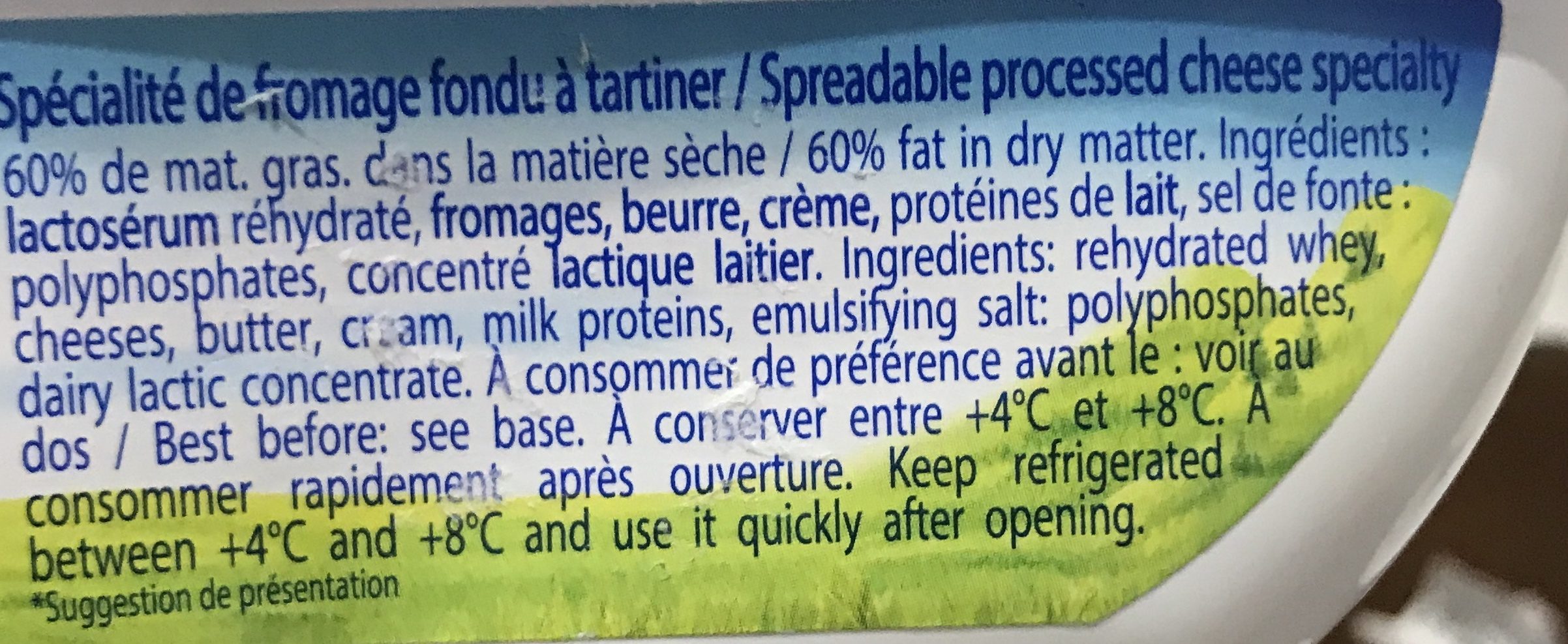 La Vache Qui Rit Original Cheese - Ingrédients - fr