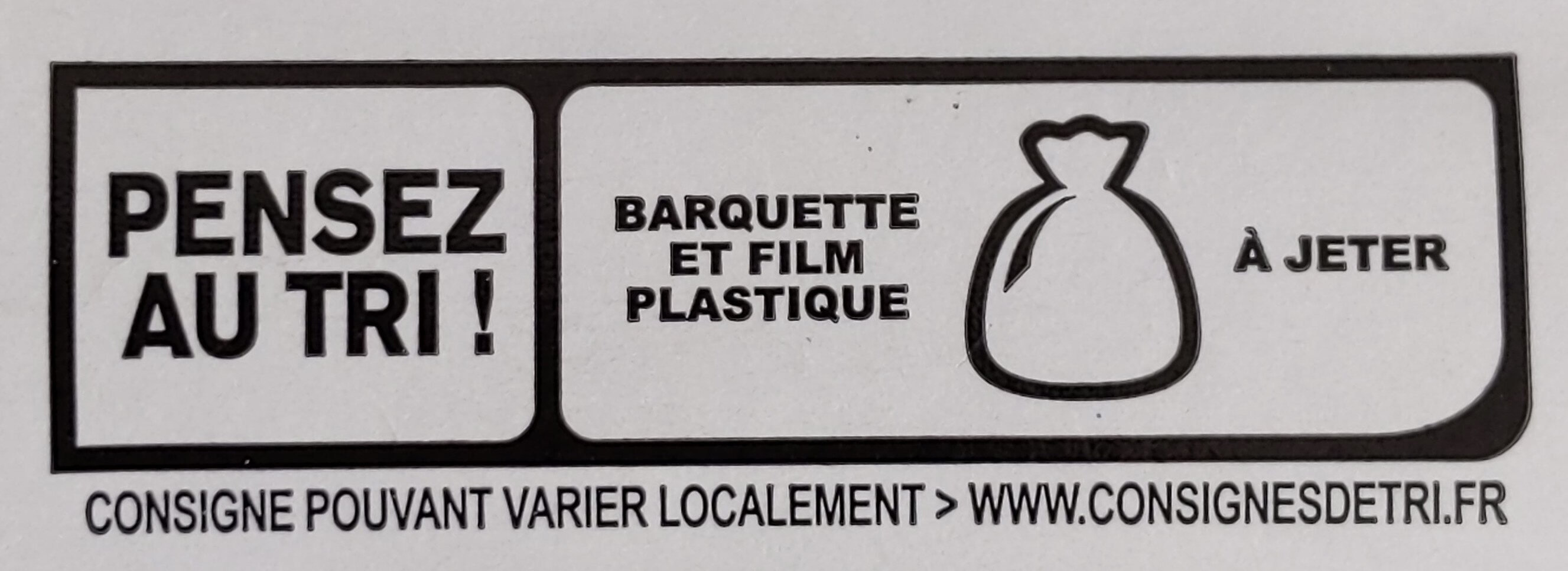 Rôti de Porc - Label Rouge - Instruction de recyclage et/ou informations d'emballage - fr