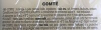 Comte - Ingrédients - fr