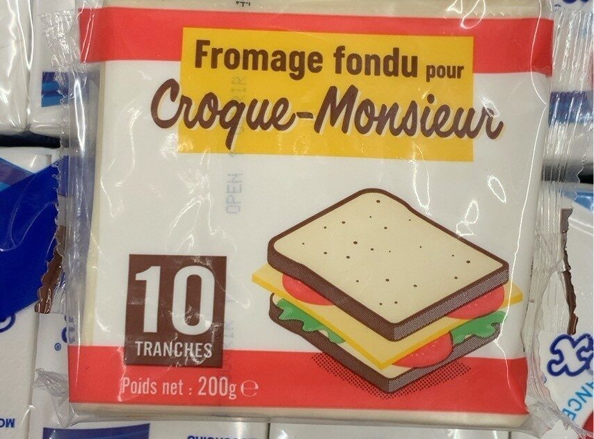 Fromage fondu pour croque monsieur - Produit - fr