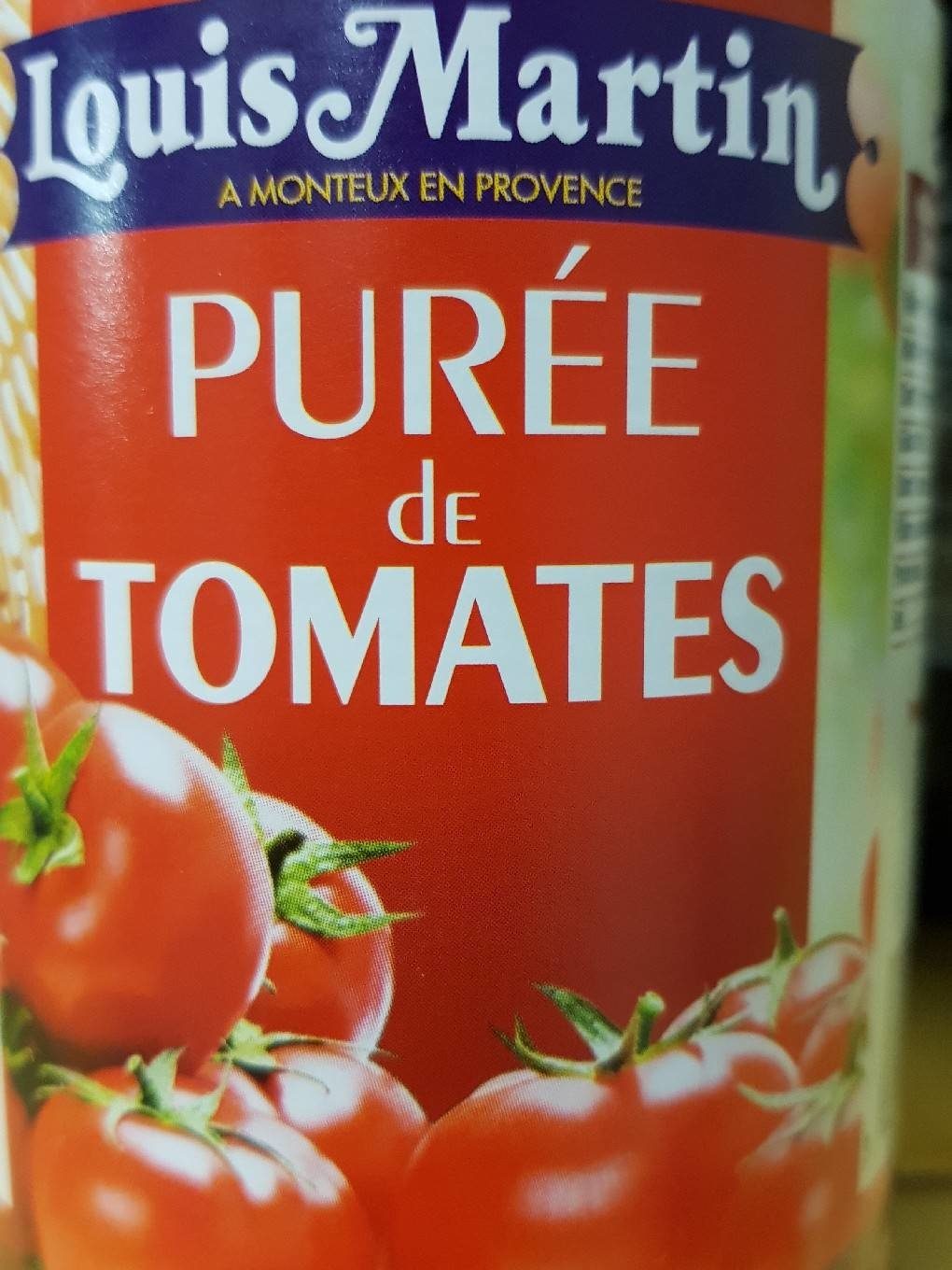 Purée  de tomates Louis Martin - Produit - fr