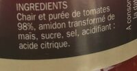 Chair de tomate - Ingrédients - fr