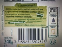 Tartine Doux - Instruction de recyclage et/ou informations d'emballage - fr