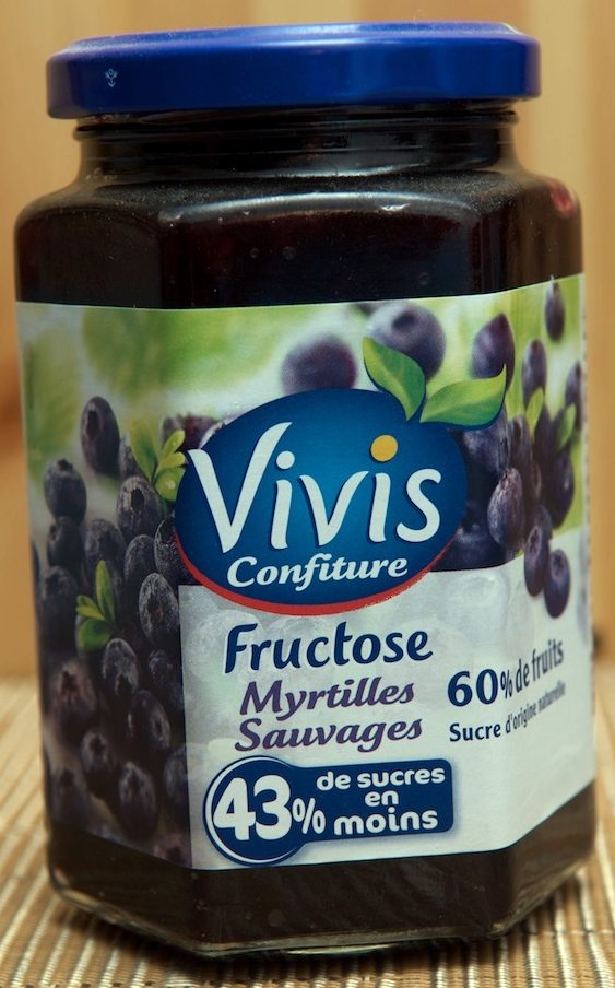 Confiture de Myrtilles Sauvages au Fructose - Produit - fr