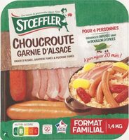 Choucrout garnie d’Alsace VPF VBF 1400g - Produit - fr