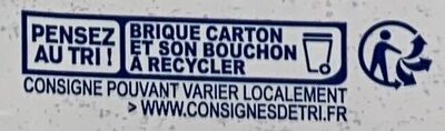 Boisson Noisette Calcium - Instruction de recyclage et/ou informations d'emballage - fr