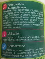 Sauce crudités nature - Ingrédients - fr