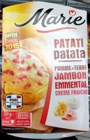 Patati Patata, Pomme de Terre Jambon Emmental Crème Fraîche - Produit - fr