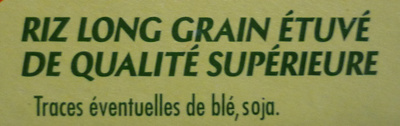 Riz long grain - Ingrédients - fr