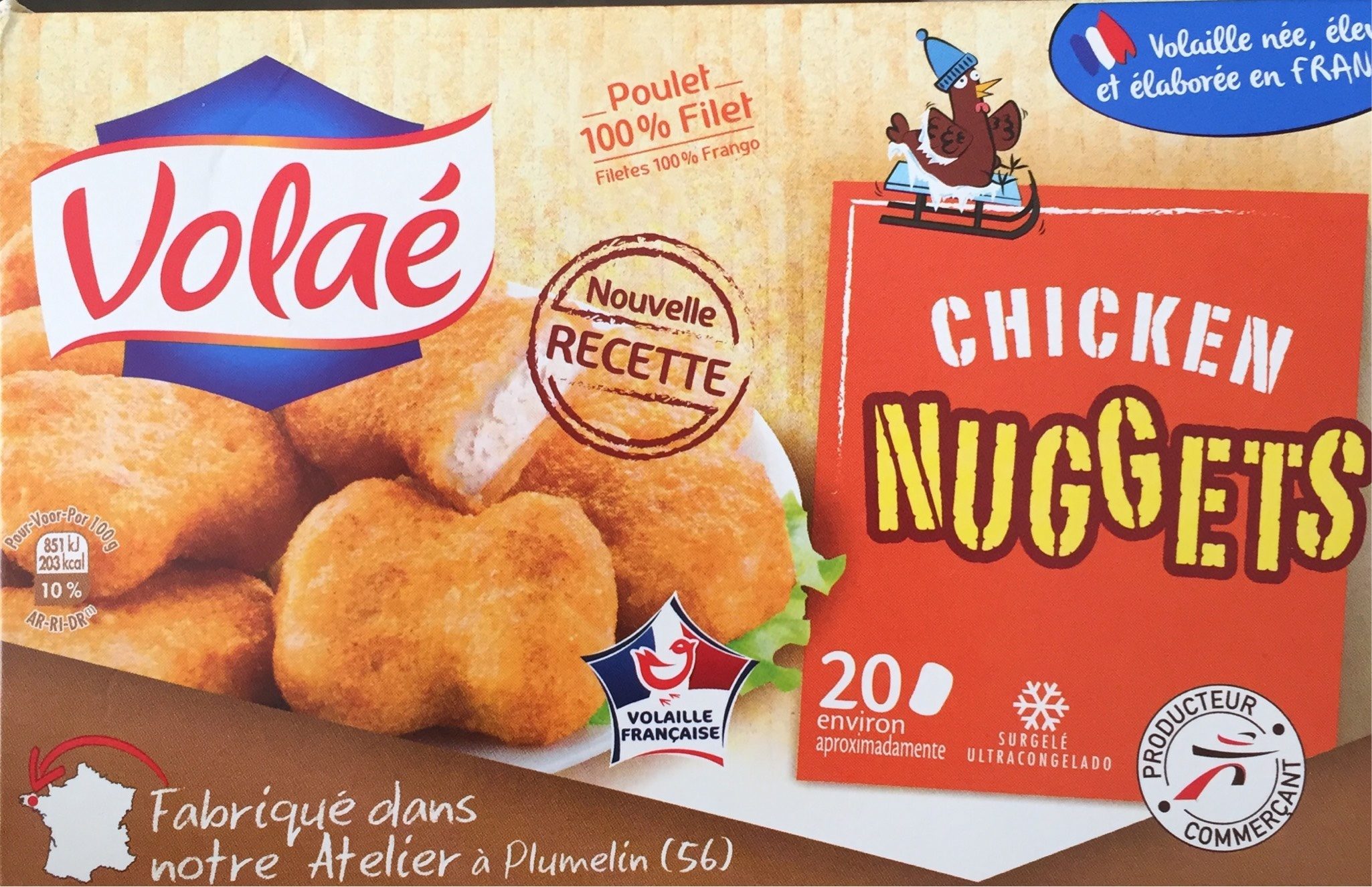 Nugget's de Poulet - Produit - fr