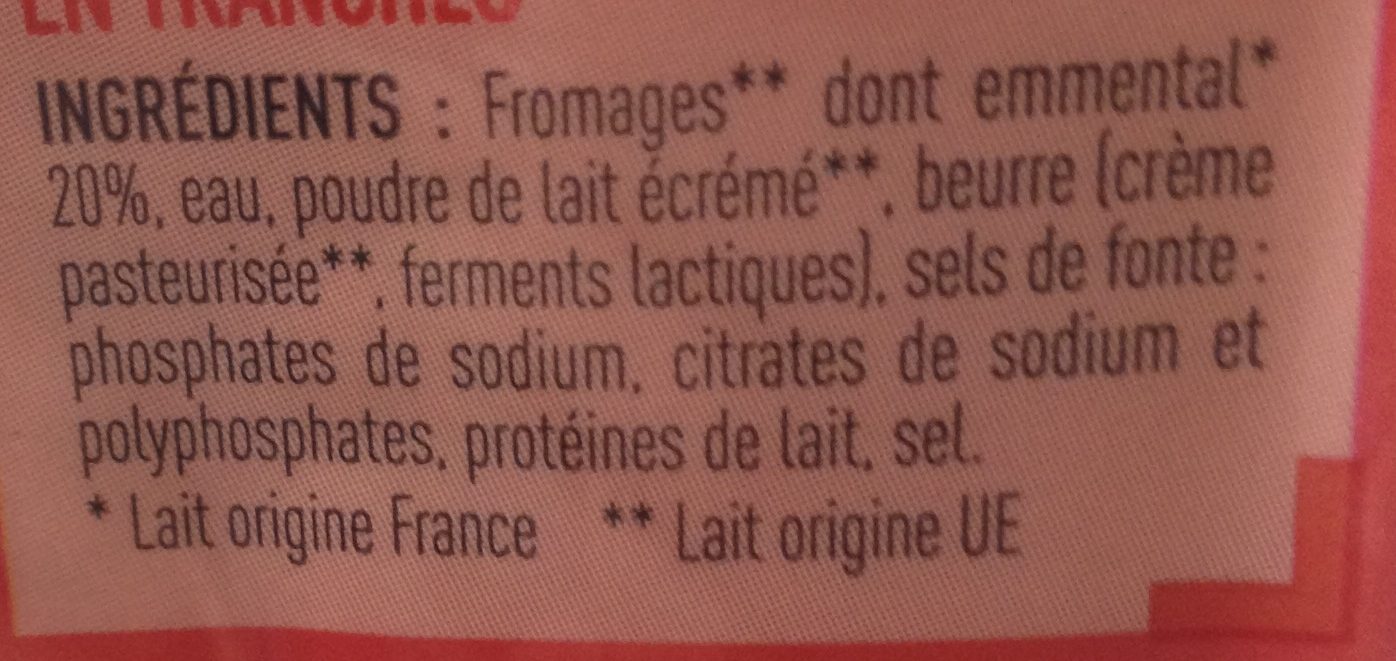 Fromage pour Croque monsieur - Ingrédients - fr