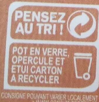 Crème Caramel au Beurre Salé - Instruction de recyclage et/ou informations d'emballage - fr