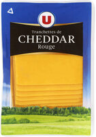 Cheddar en tranchettes au lait pasteurisé, fromage à pâte pressée non cuite 70%de MG - Produit - fr