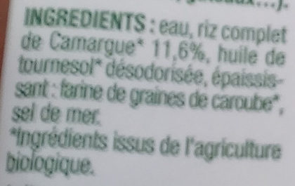 Riz cuisine - Ingrédients - fr