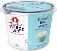 Fromage blanc nature 2,8% MG - Produit - fr