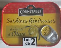 Sardines généreuses à l'huile d'olive - Produit - fr