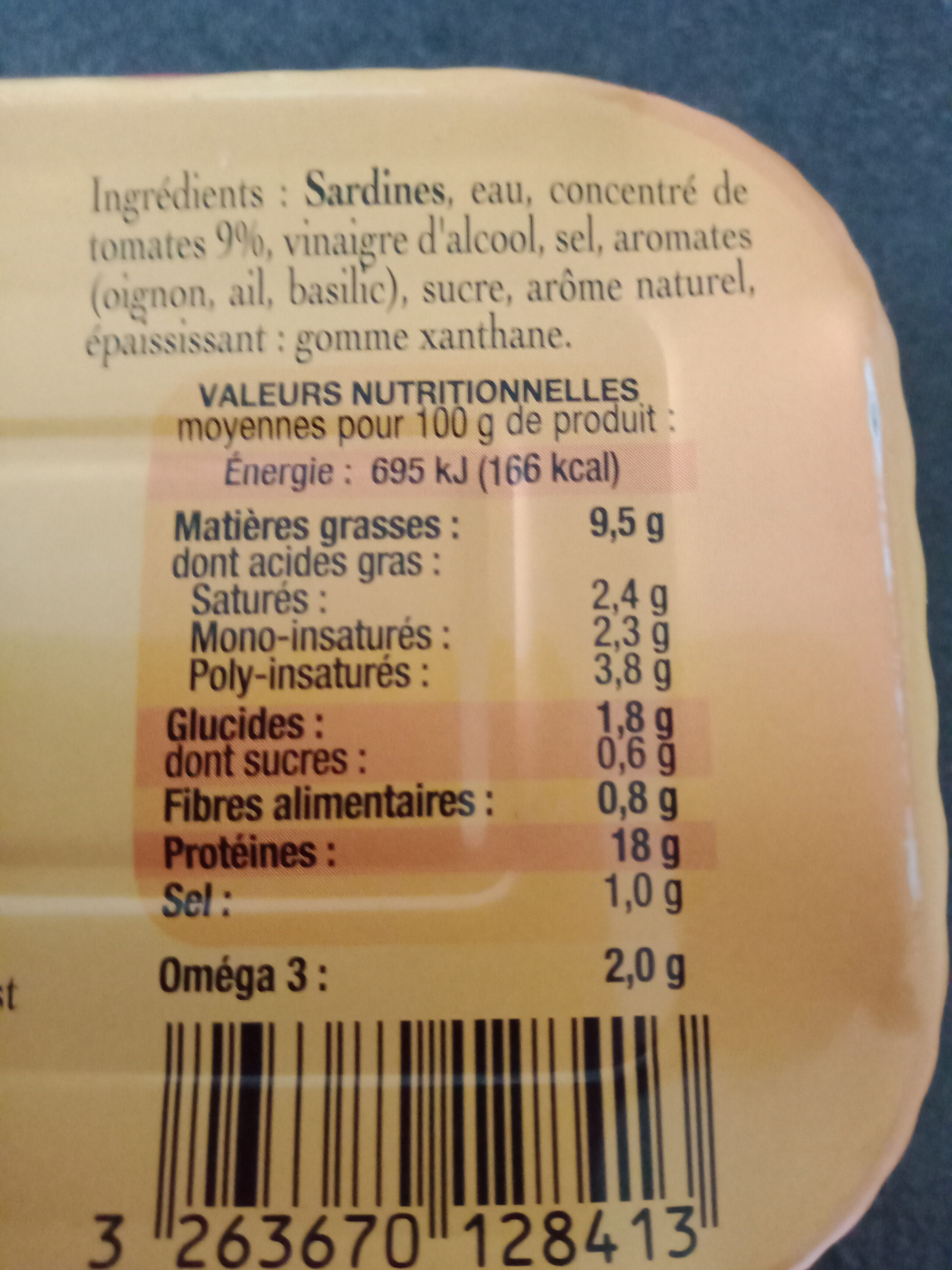 Sardines généreuses à la tomate - Produit - fr