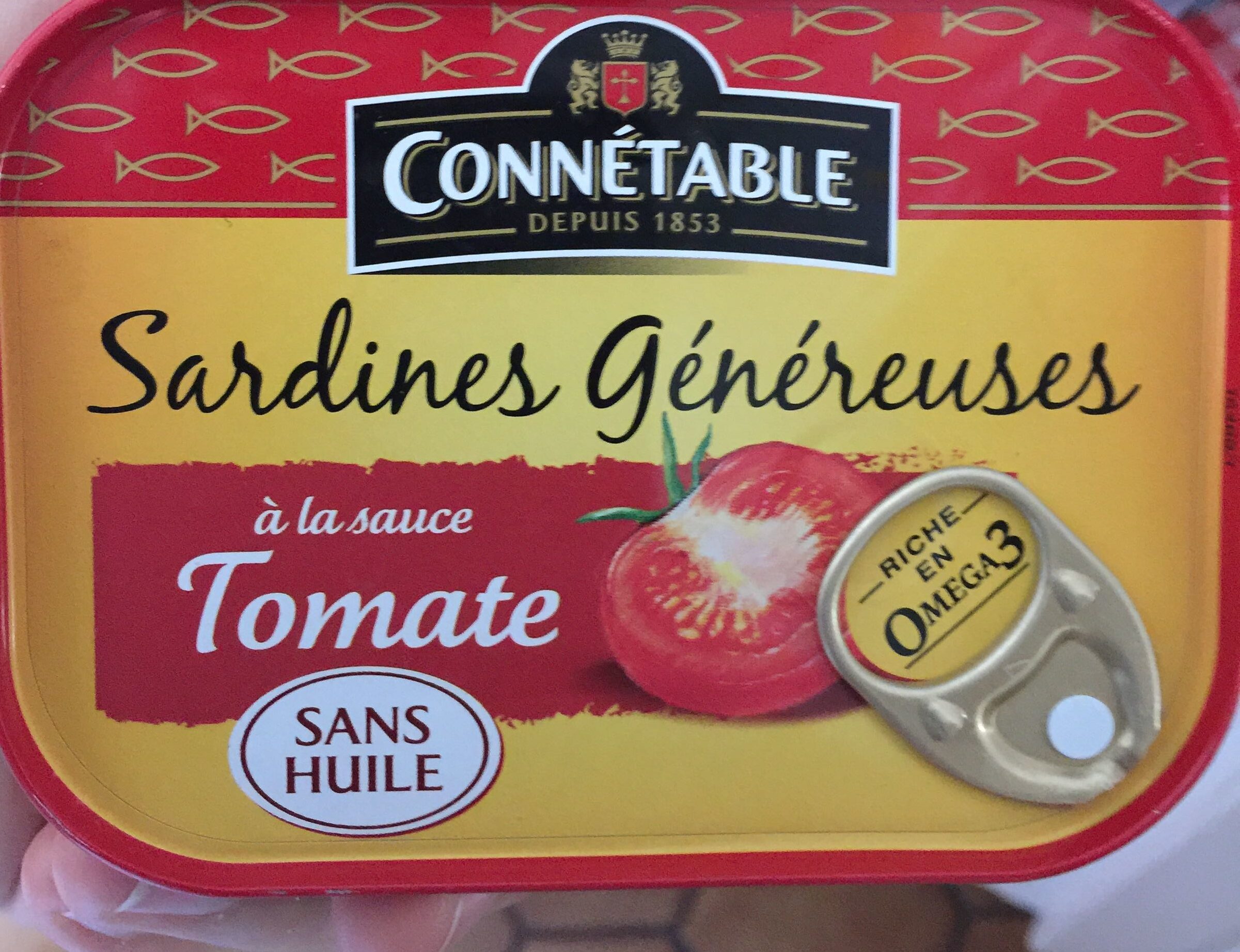 Sardines généreuses à la tomate - Instruction de recyclage et/ou informations d'emballage - fr