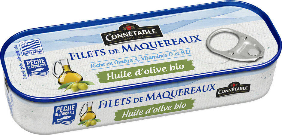 Filets de maquereaux huile d'olive - Produit - fr