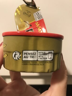 Filets de maquereaux à la moutarde de Dijon - Instruction de recyclage et/ou informations d'emballage - fr