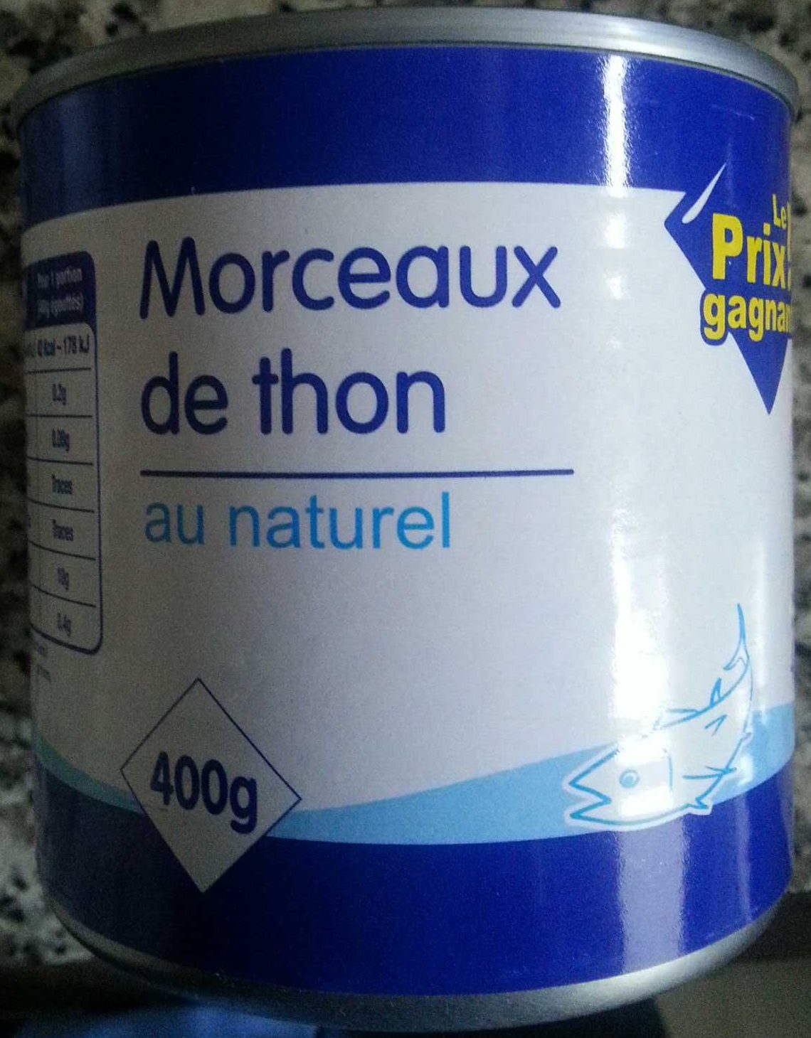 Morceaux de thon au naturel - Produit - fr