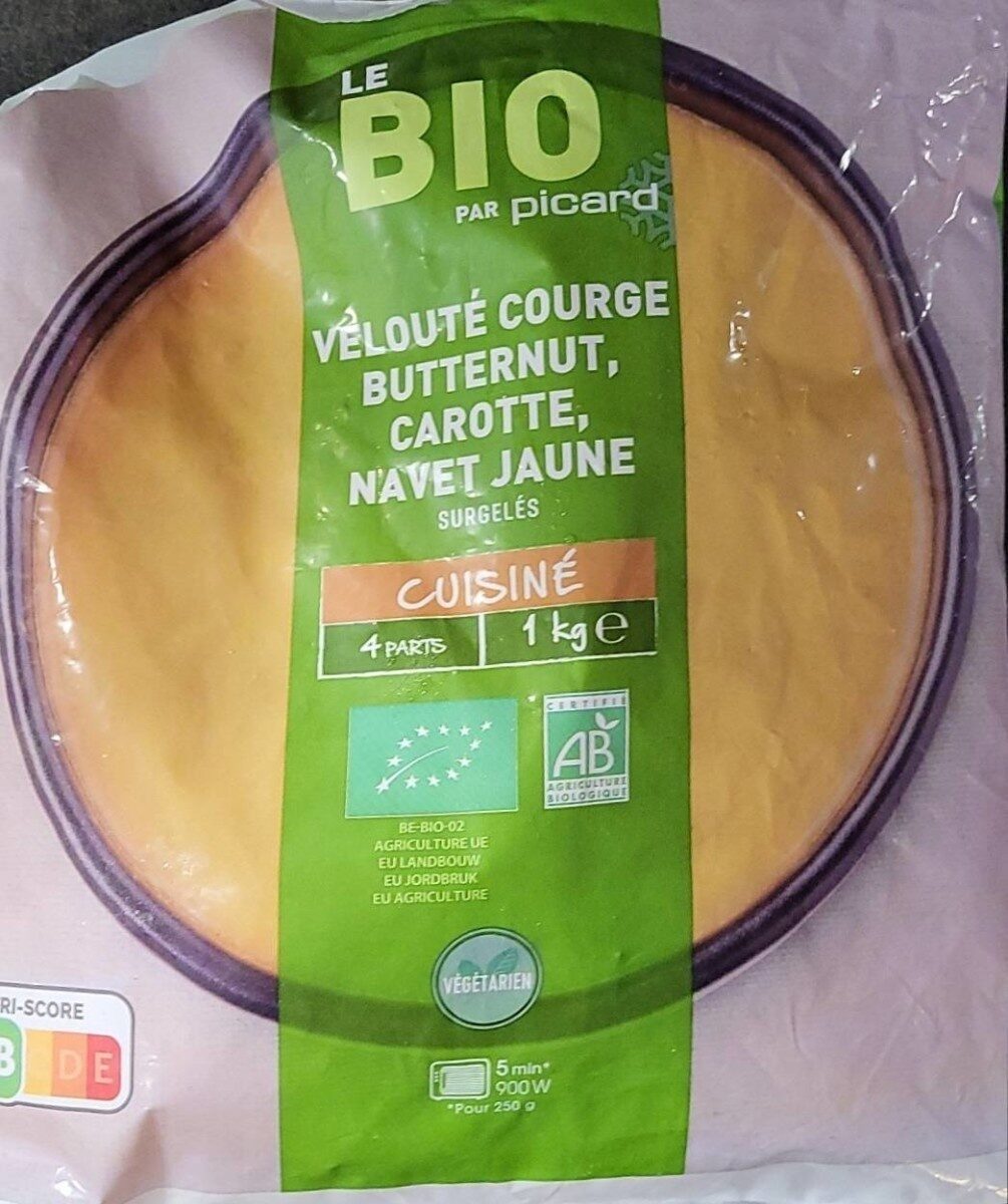 Velouté courge butternut carotte navet jaune - Informations nutritionnelles - fr