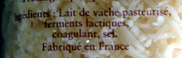 Emmental Français Râpé - Ingrédients - fr