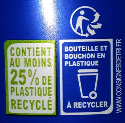 Eaux de sources - Instruction de recyclage et/ou informations d'emballage - fr