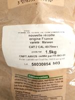 Pommes de terre primeur - Ingrédients - fr