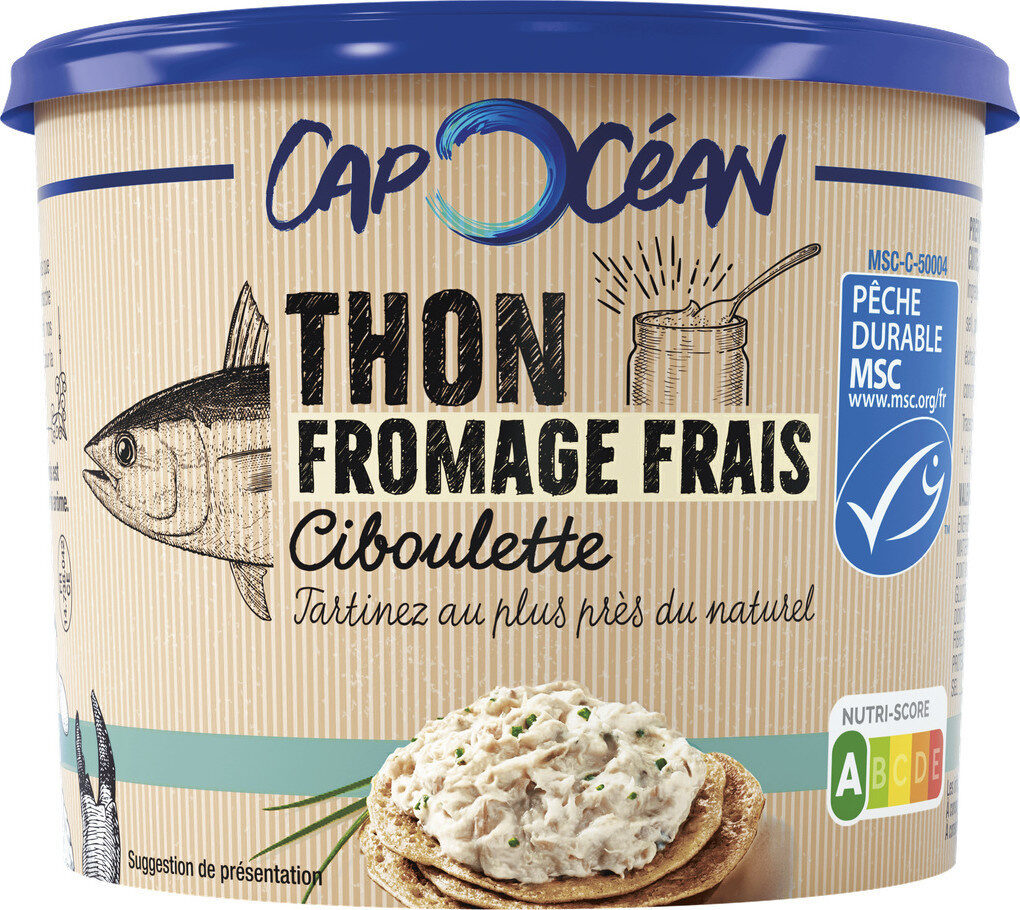 Tartinable Thon MSC Fromage Frais & Ciboulette - Produit - fr