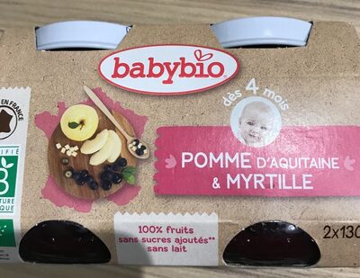 Pot Pomme Myrtille - Informations nutritionnelles