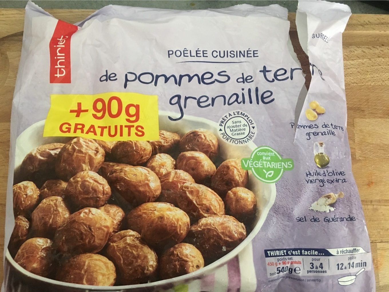 Poêlée Cuisinée de Pommes de Terre Grenaille - Produit - fr