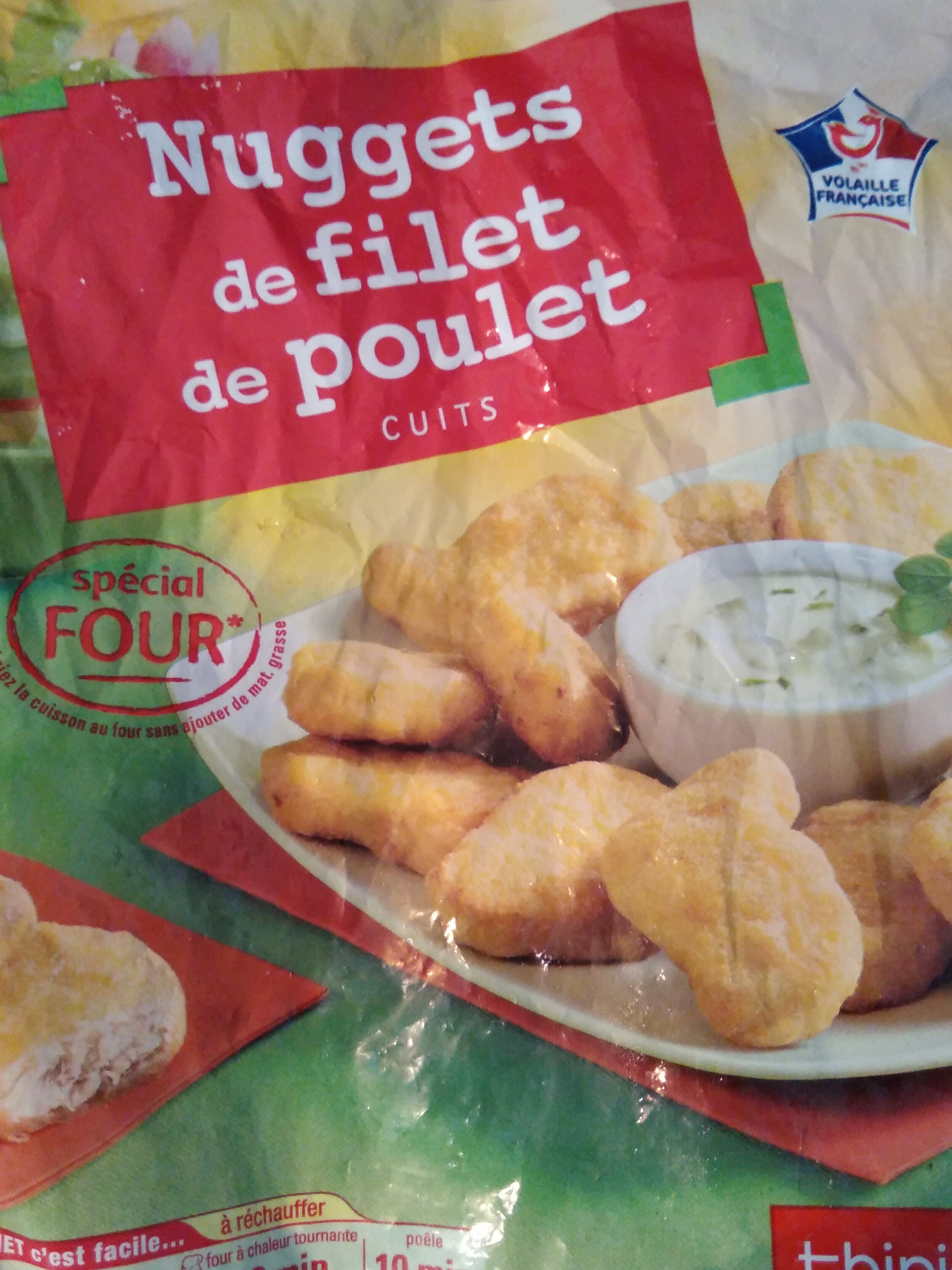 Nuggets de filet de poulet cuits - Produit - fr