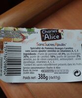 Compote Pommes orange carottes - Produit - fr