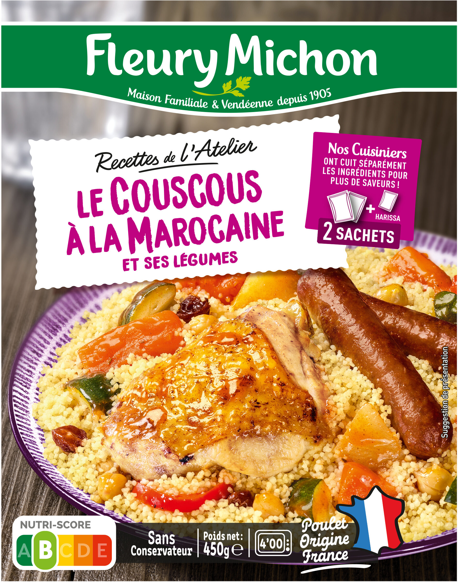 Le Couscous à la Marocaine et ses légumes - Produit - fr