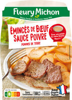 Emincés de boeuf sauce poivre & pommes de terre - Produit - fr